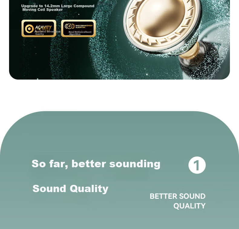 Aiwa Aw35 [Luxury New Experience] Ear-Hook Bluetooth Headphones, Bone Conduction Concept, Open Wireless Sports Headphones, Compatible with Huawei, Xiaomi, Apple, Latest Model 2025, White 3