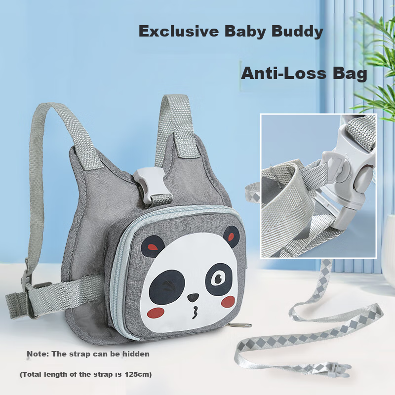 Nanjiren Children's Anti-Lost Backpack with Detachable Leash, Parent-Child Strap for Ages 1 And Above