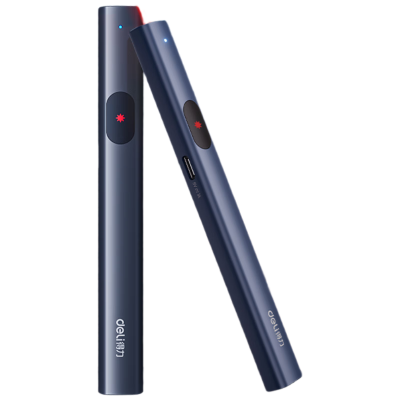 Deli Laser Pointer, Outdoor Laser Pointer Electronic Pen for Sand Table And Sales Office Use, Cat Teaser Red Light Laser Pointer Blue MA303