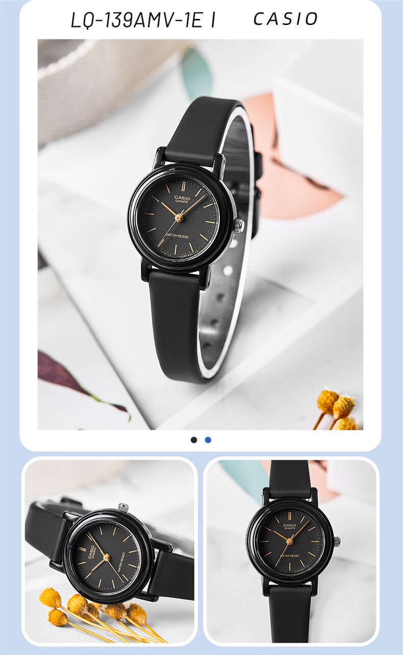 CASIO Watch for Girls, Analog Student Small Dial Children's Watch for Exams [Valentine's Day Gift] LQ-139L 15