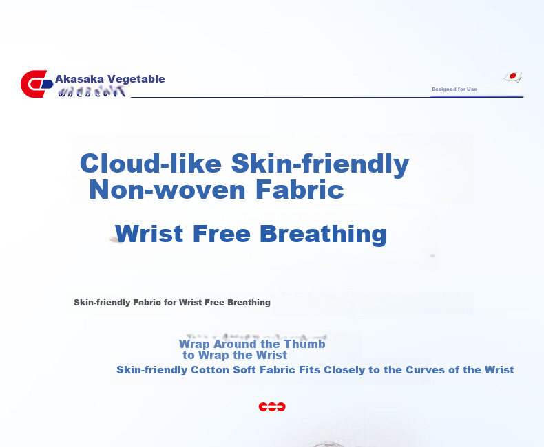 Akasaka Pharmaceutical Wrist Heat Patch for Tenosynovitis Support, TFCC Injury Brace with Glucosamine Chondroitin Heating Steam Therapy 10