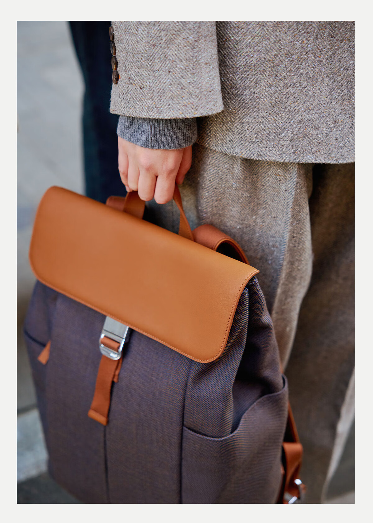 ITO "New Product" PORCINI BACKPACK, Twilight Brown 20L Business Backpack for Men And Women, Laptop Bag for Travel 5
