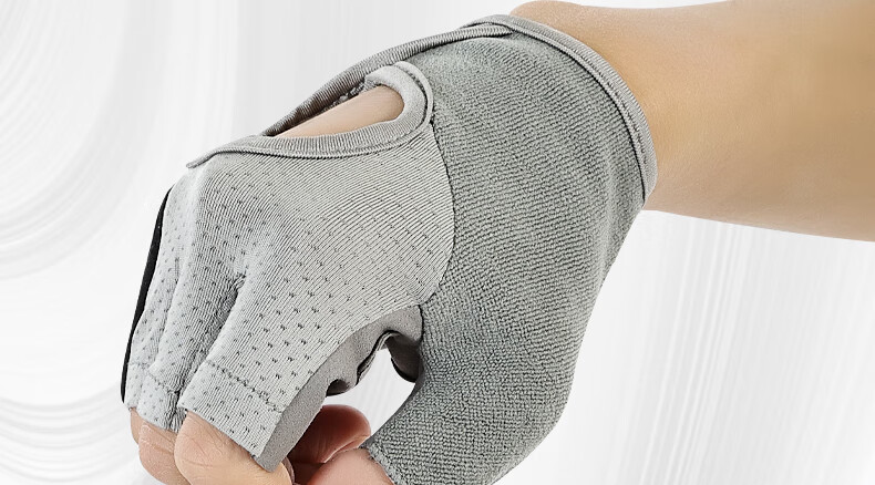 Li-Ning Fitness Gloves for Men, Sports Cycling Fingerless Gloves, Non-Slip Anti-Callus Weightlifting Climbing Outdoor Windproof Gym Training Durable Women's Gloves 12