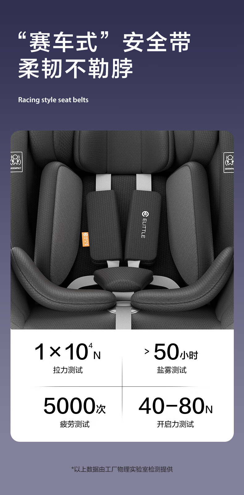 Elittile Children's Safety Seat S2 Platinum Knight 0-12 Years Car Smart Ventilation Heating Baby Seat Pro Edition 10