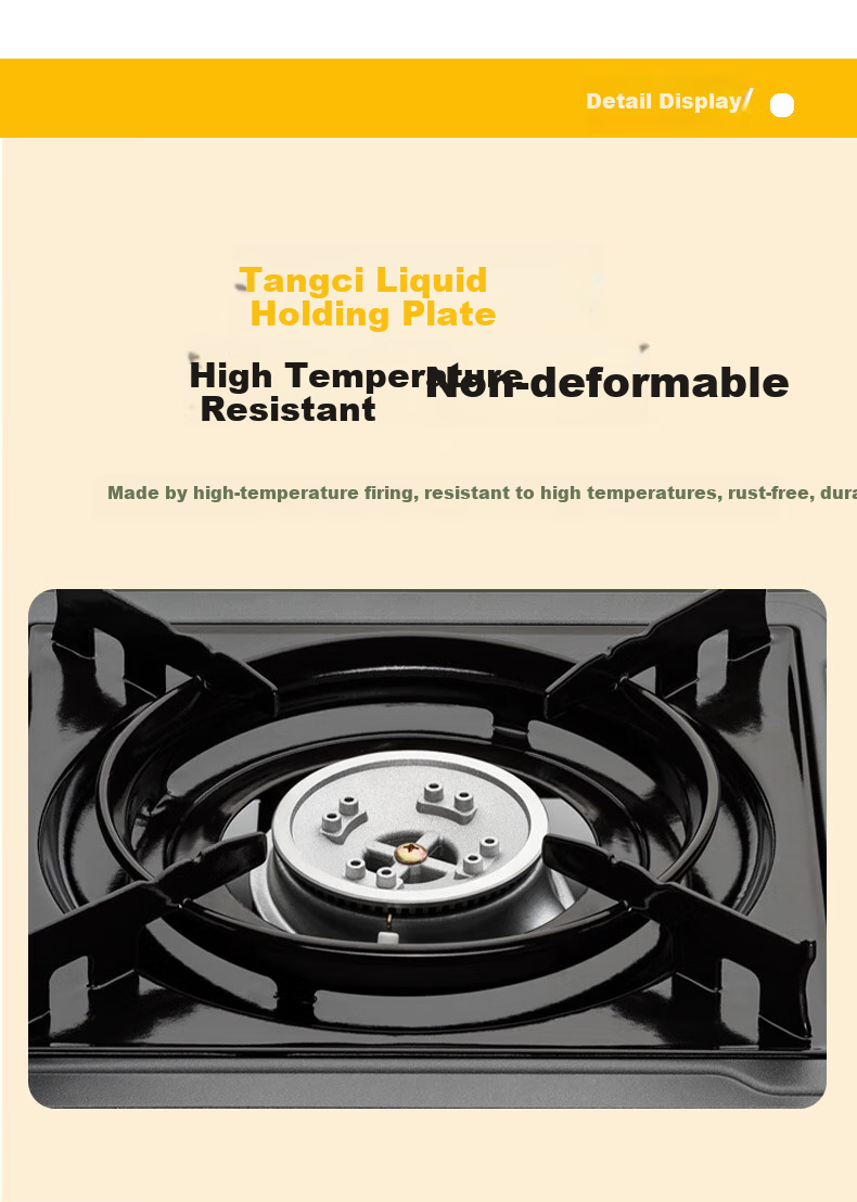 Maixian Portable Gas Stove Windproof Explosion-Proof Magnetic Stove Sold by JD Outdoor Hot Pot And Barbecue Portable Stove 520JD 6