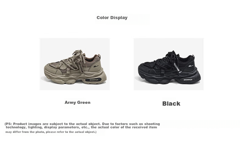 Warrior Official Men's Shoes, Summer Mesh Shoes, Breathable Casual Sneakers, Retro Heightening Dad Shoes, Men's Style, Army Green, Size 40 4