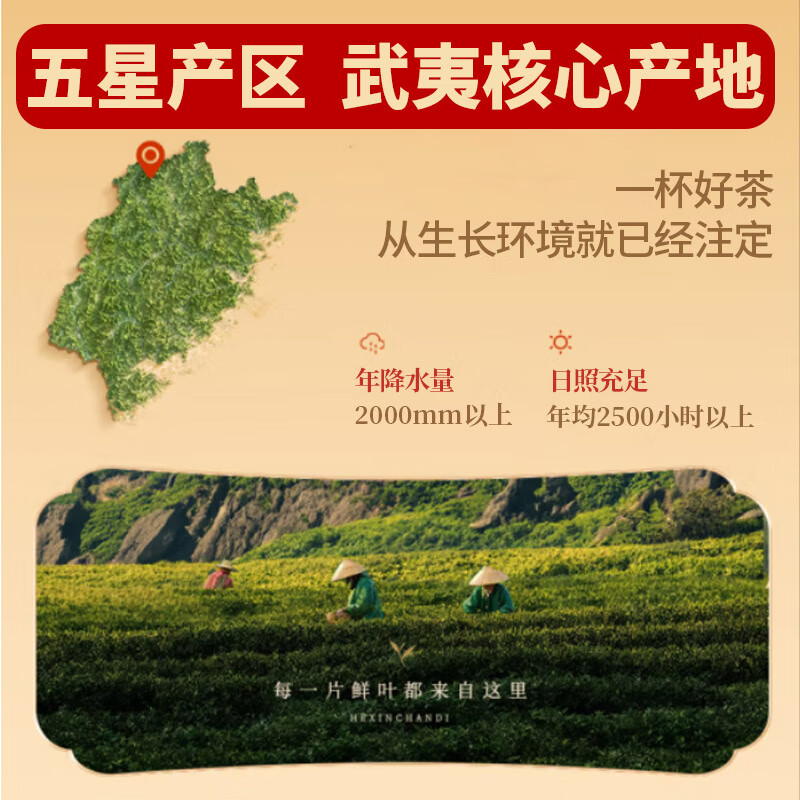 传奇会乌龙茶武夷岩茶大红袍特级500g茶叶礼盒装自己喝送礼礼品
