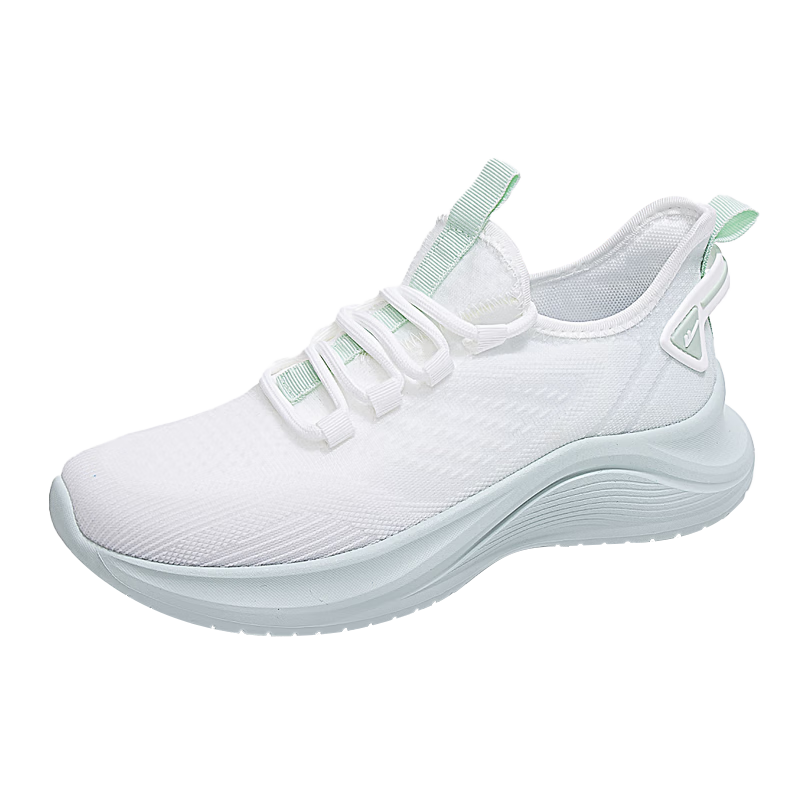 Warrior Official Women's Summer Sports Shoes 2026 New Lightweight Running Shoes White Light Green Size 39