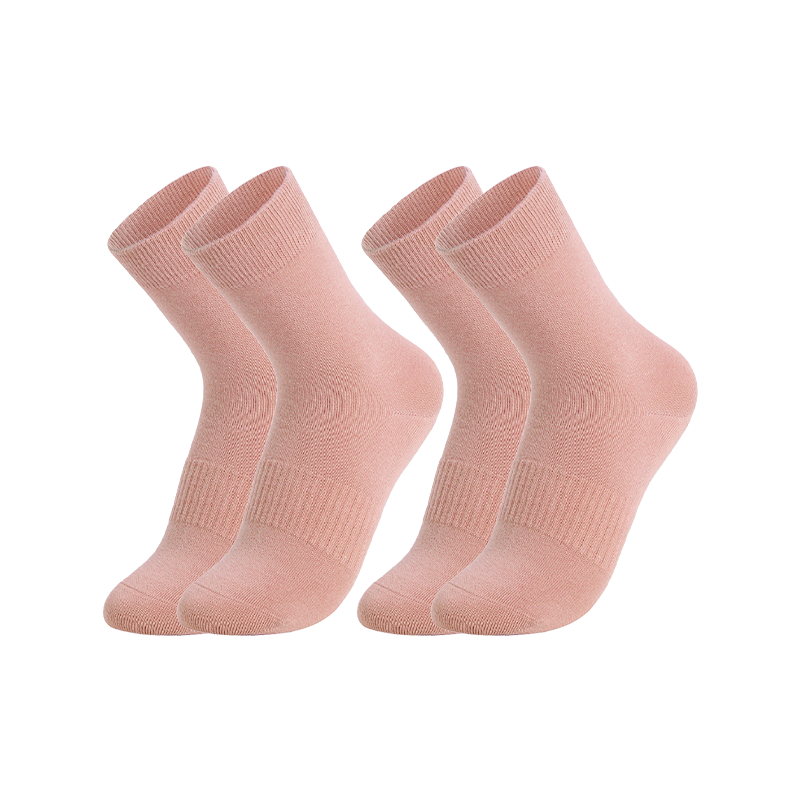 Keep Professional Comprehensive Training Socks for Men And Women, Sports Sweat-Wicking Quick-Drying Elastic Comfortable Mid-Calf Socks, Women's Pink