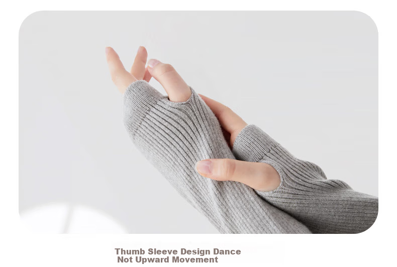 Aiwuge Adult Dance Sweater for Women, Ballet Practice Warm Outerwear, Cardigan Top, Gray, XL 5