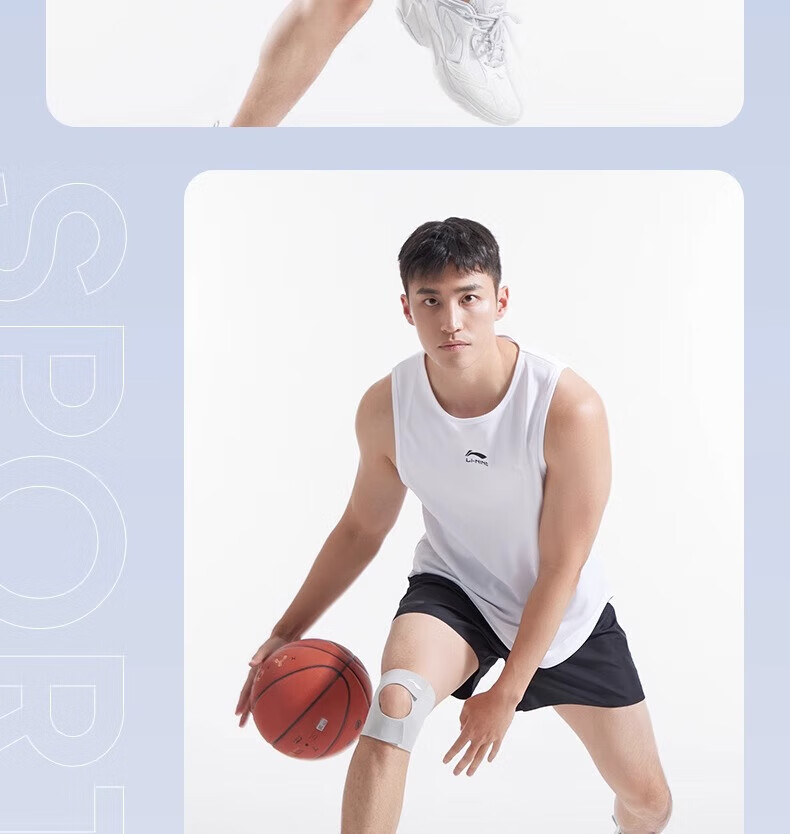Li-Ning Knee Brace for Meniscus Injury, Sports-Specific Patellar Support for Running, Hiking, Badminton, Joint Protection for Men And Wome 3