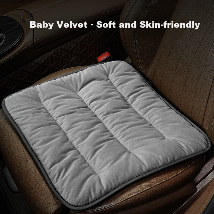 Dijialun Car Seat Cushion, Winter Butt Pad, Plush Warm Seat Cover for Vehicles, Car Seat Cushion, Driver's Seat Pad for Interior