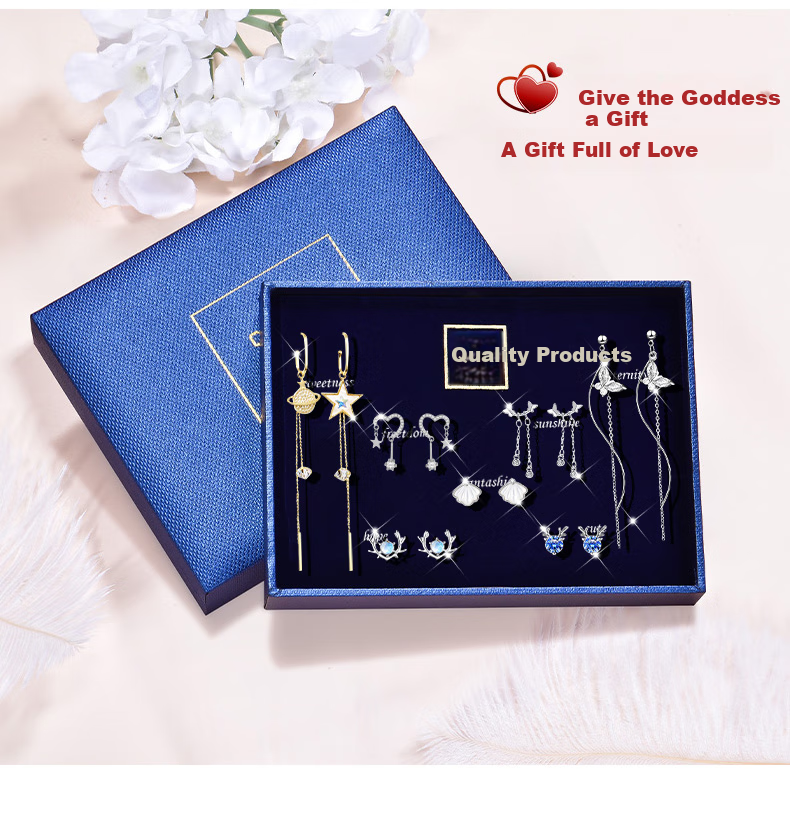 Dijing Weekly Earrings, 2026 New High-End Tassel Earrings for Women, Silver Studs, Long Ear Dangles, Birthday Gift for Wome 1