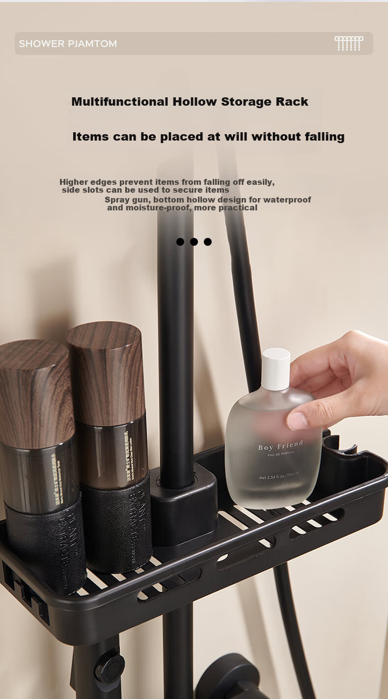 KEGOO Shower Head Set with Copper Mixing Valve, Integrated Bathroom Pressure-Boosting Shower Sprayer, Bathing And Sanitary Kit K4050 9