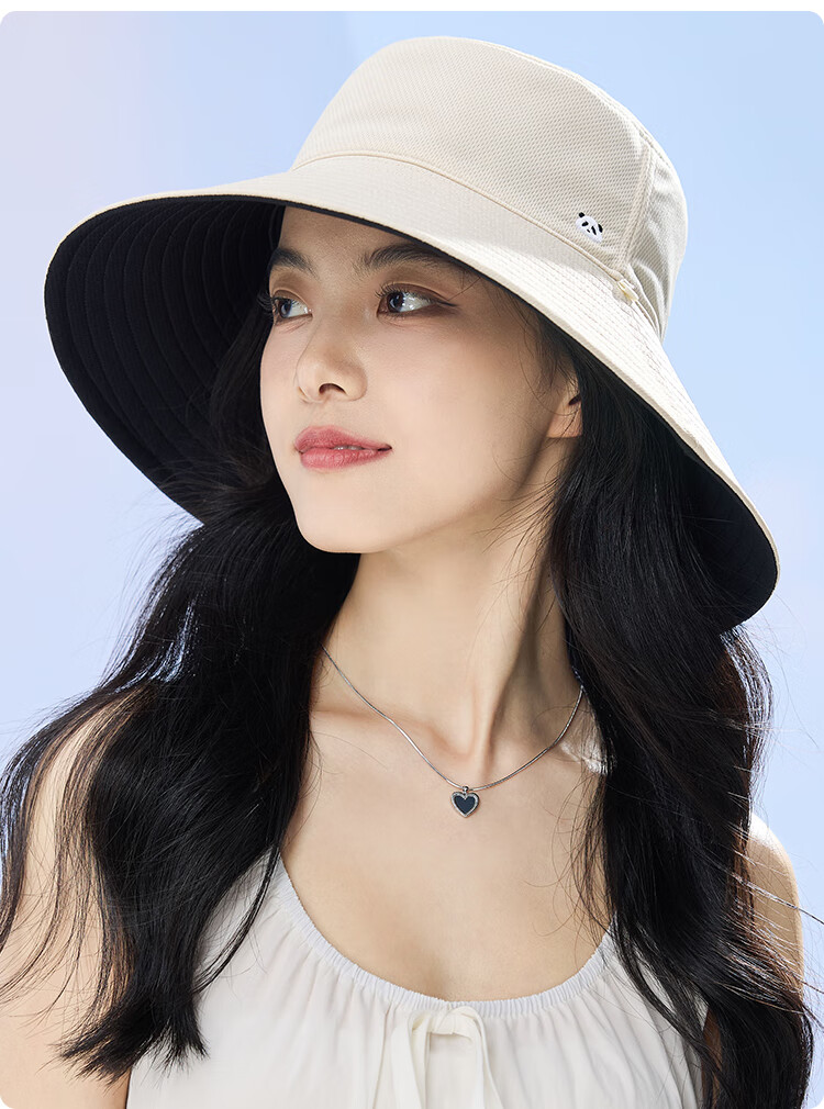 JIUMU Sun Protection Hat for Women, Sun Visor Hat, Sunhat, Fisherman Hat, Cooling Hat, Summer Outdoor Face-Covering UV Protection Hat for Wome 17