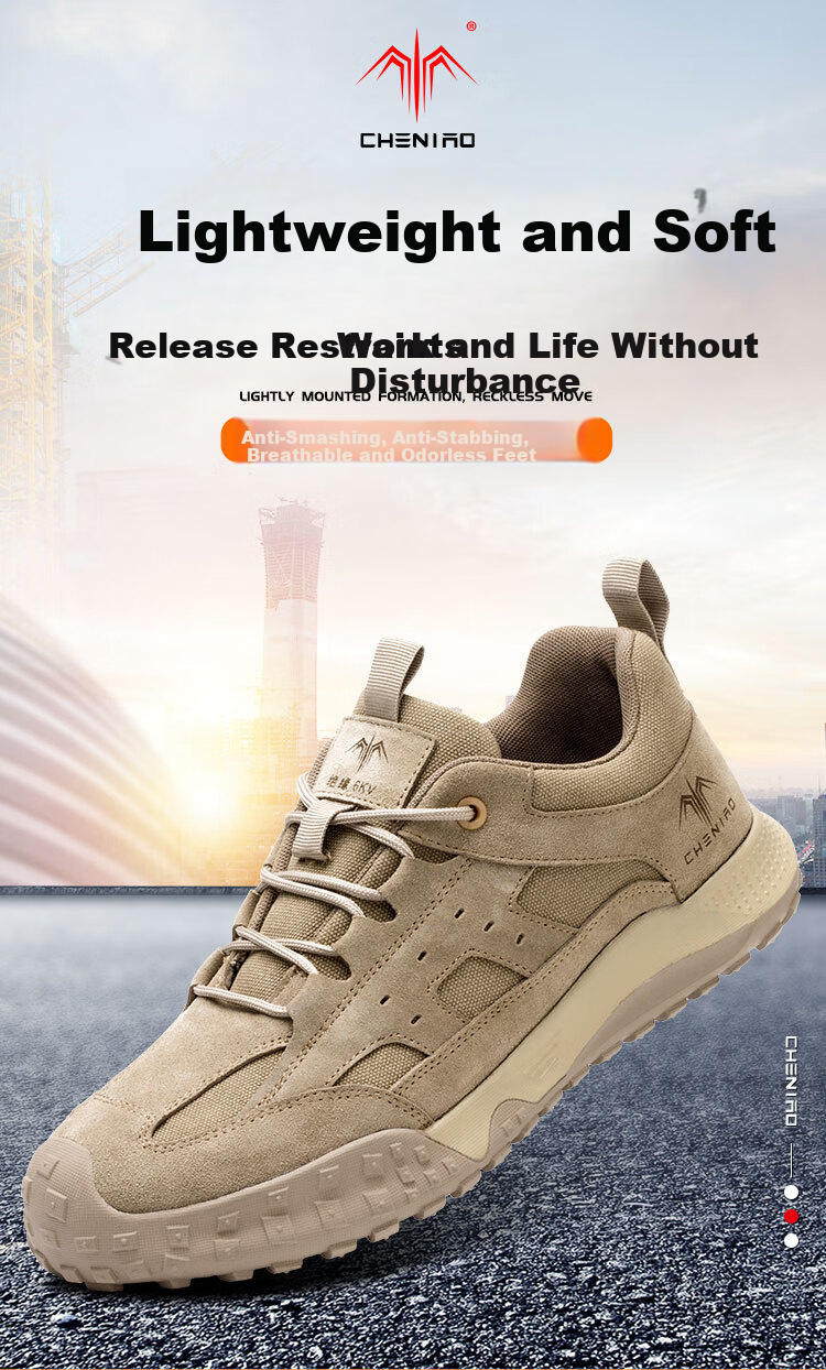Chichengniao Safety Shoes for Men, Anti-Smashing And Puncture-Resistant, Plastic Toe Cap, Insulated, Electrician Soft-Soled, Lightweight, Breathable for Summer, Construction Site Wear-Resistant Safety Work Shoes, 2326W Mesh, Size 42 2