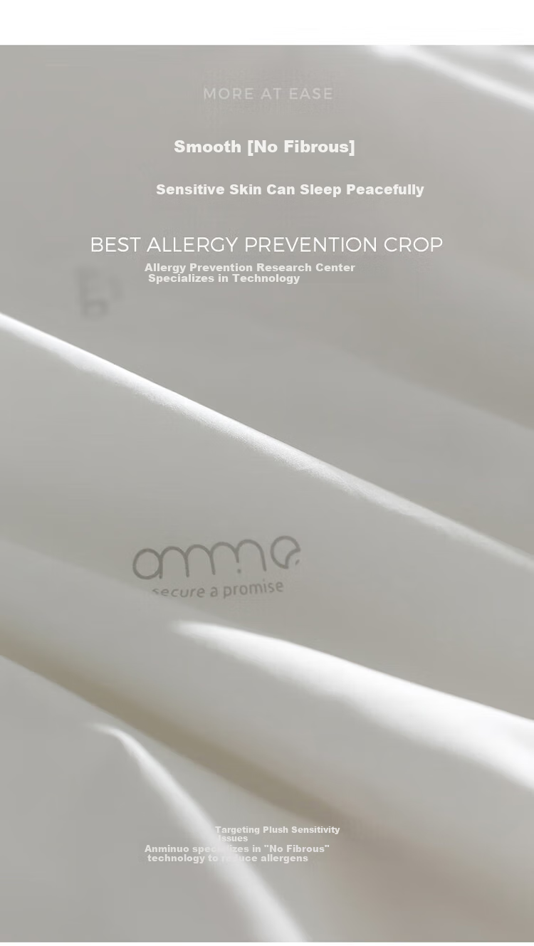 Anmino Anti-Mite Antibacterial Winter Quilt, Class A Pure Cotton Skin-Friendly Fabric, Winter Warmth Dust Mite Protection Comforter, Duvet Insert, 200*230cm 5