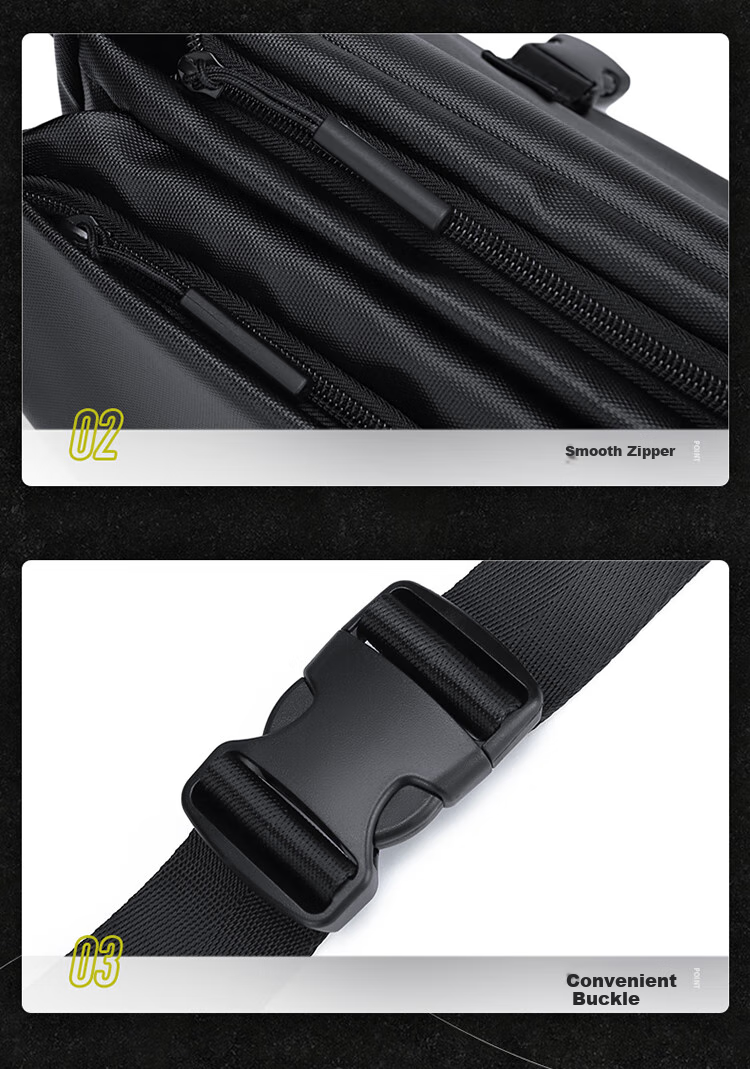 GOLF Shoulder Bag for Men, Trendy Crossbody Bag with Large Capacity, Casual IPad Phone Bag, Cycling Sports Messenger Bag for Wome 10