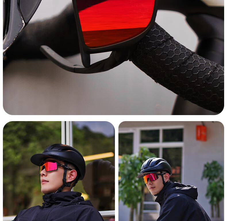 XUNTING Cycling Glasses Colorful Prescription UV Protection Outdoor Sports Professional Road Bike Goggles 8