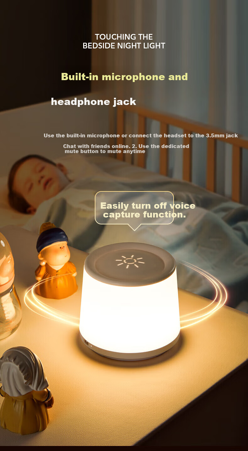 Datouren Remote Control Night Light, Baby Feeding Lamp, Bedroom Bedside Lamp, Plug-In Timer Light, Maternal And Infant Sleep Companion Light, Night Light for Getting up at Night 9