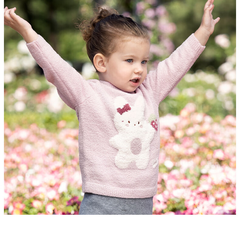 DAVE & BELLA 2022 Autumn Winter Kids Chenille Knit Pullover Sweater DB4223269 6
