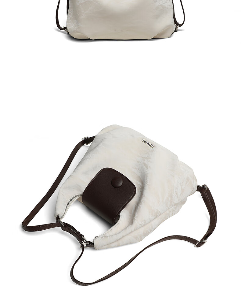 C.BANNER Women's Handbag, Cowhide Shoulder Bag, Crossbody And Backpack, Light Luxury Versatile Brand, Birthday Gift for Girlfriend on May 20 12