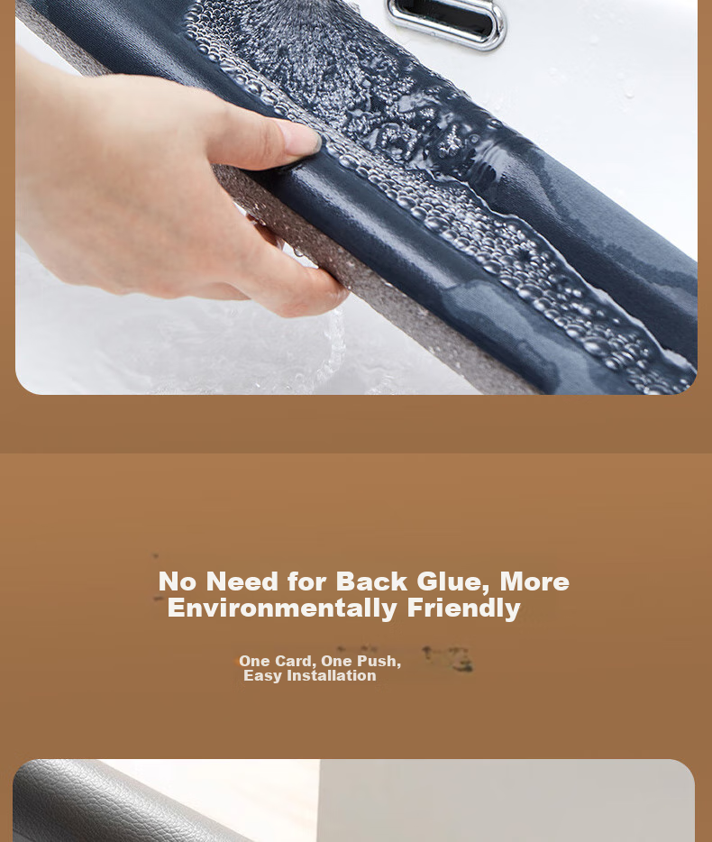 FESETE Door Bottom Gap Sealing Strip, for Doors And Windows, Glass Doors, Gaps, Drafts, Soundproofing, Wind Blocking, Anti-Wind Rubber Strip 5