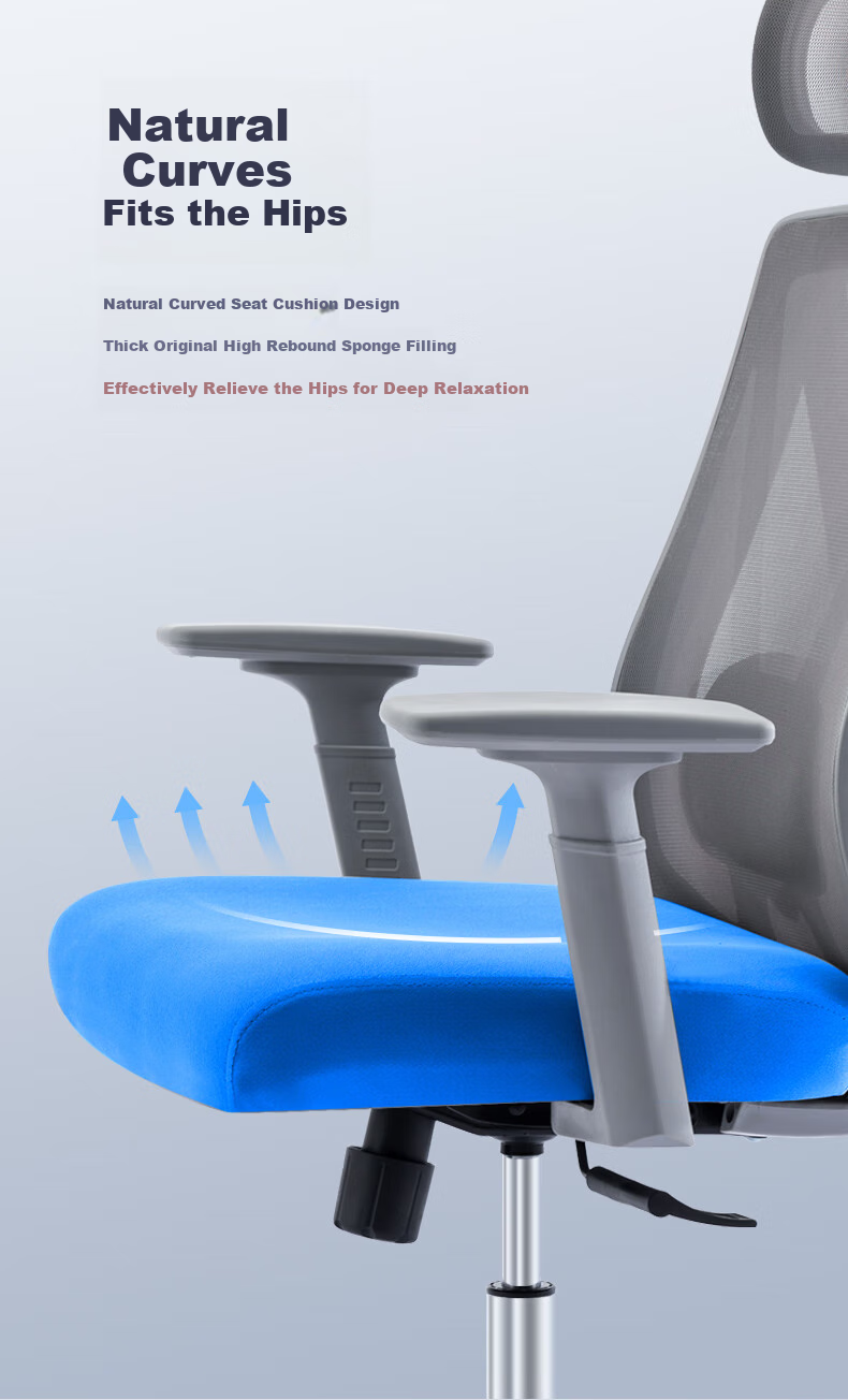 BECAUSES Ergonomic Chair, Comfortable for Long Sitting, Computer Chair, Reclining Office Chair, Gaming Chair, Study Chair, Streamer Chair 0815H 11