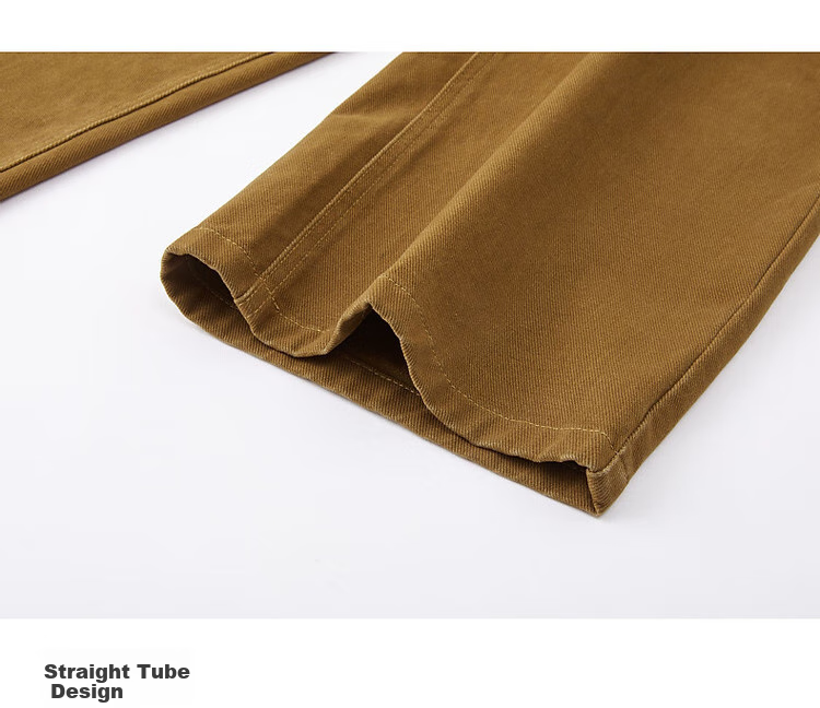 Dme [Long Legs Secret] Winter City Simple Style Design Pleated Colorful Straight-Leg Slimming Versatile Women's Jeans 6