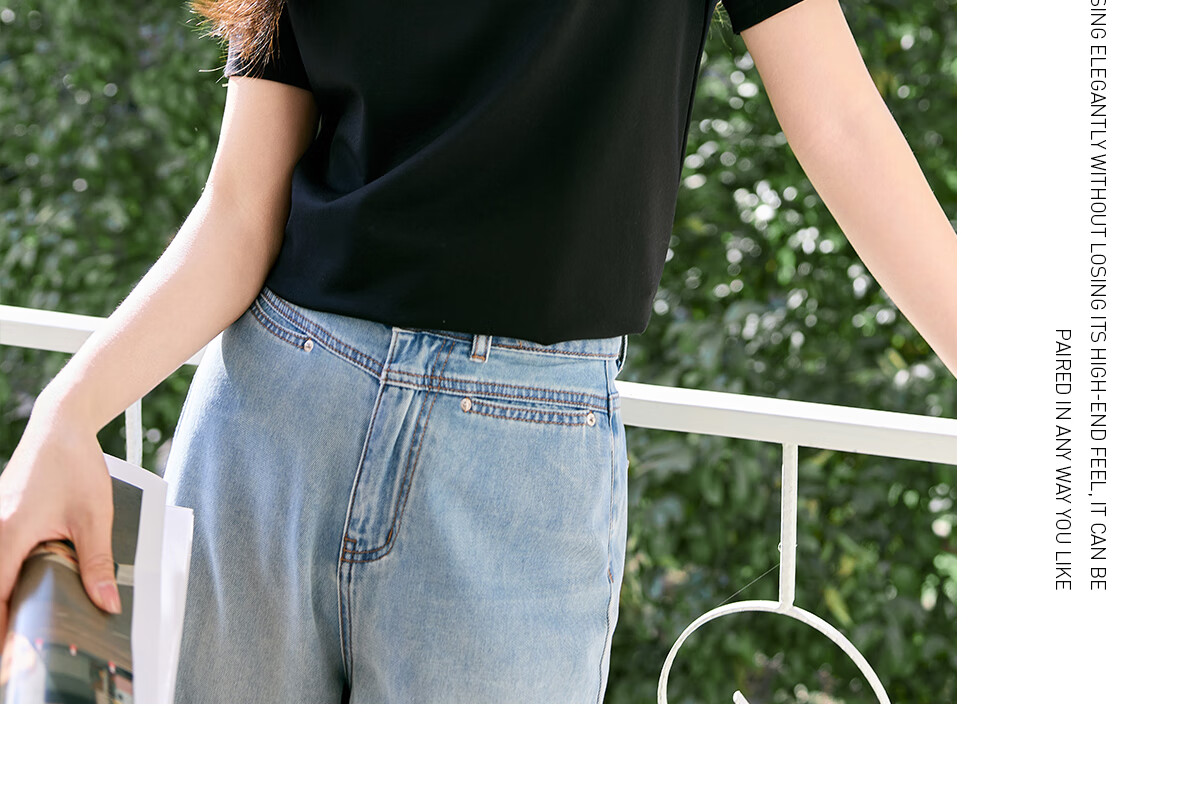 Taxiang Women's Short Sleeve T-Shirt with Square Neckline Design, Stylish Base Layer Top T52T007 14