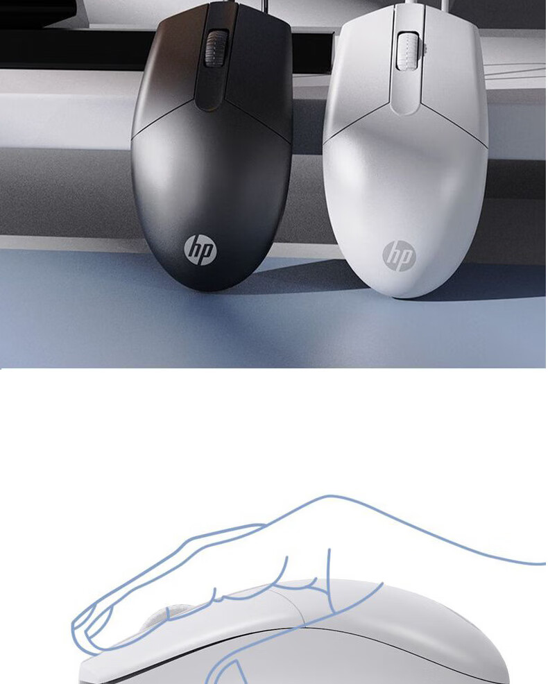Huipu Wired Mouse for Laptops, Business Office, Unisex, Non-Slip, Quiet, Portable, Desktop Computer Gaming Mouse, Durable And Cost-Effective 2