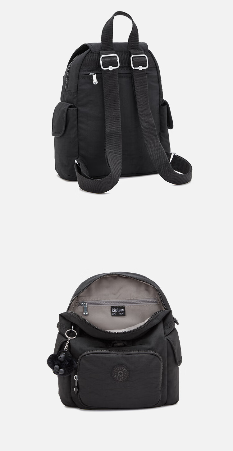 Kipling City Pack Mini Backpack Black Pinot Color Girls Mother's Day Gift 4