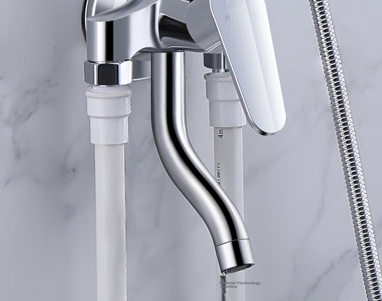Larsd Shower Mixing Valve Set, Surface-Mounted Shower Faucet Set with Copper Body, Hot And Cold Shower Switch LD63061 2