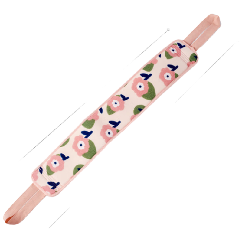 Fanyejia Double-Sided Long Bath Scrubber for Women, Powerful Exfoliating Washcloth, Dorm Shower Back Scrubber Tool, Self-Exfoliating without Assistance