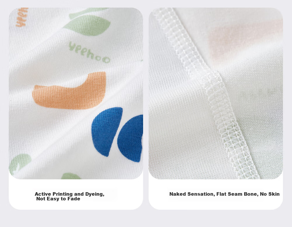 YEEHOO Children's Underwear Breathable 7A Antibacterial Baby Boxer Briefs Gift Set for Boys And Girls, Comfortable Shorts That Don't Pinch The PP 20