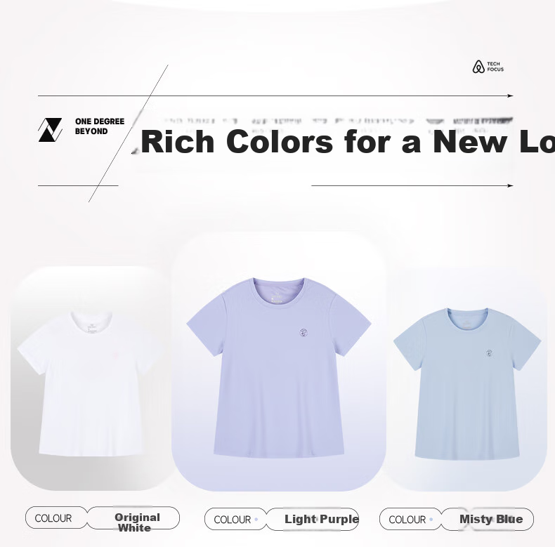 361° Women's Trendy Short-Sleeve T-Shirt, New Spring And Summer Quick-Dry Sportswear for Running And Yoga, Model 662424126H-8 17