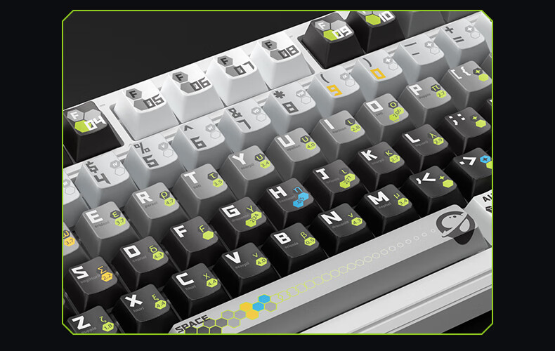 Ikbc Wireless Mechanical Keyboard with Wired Bluetooth Triple-Mode RGB Customizable Gaming High-End Aesthetic Office Computer Keyboard Sold by JD Gasket 5-Layer Padded 5