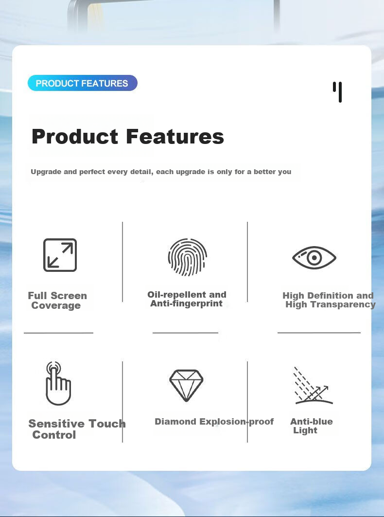 HBOALG Tempered Glass Screen Protector for Huawei MatePad Pro, 11-Inch Tablet Film, 2024 Model Tablet Protective Film, HD Anti-Drop Anti-Fingerprint Full-Screen Coverage Glass Film 2