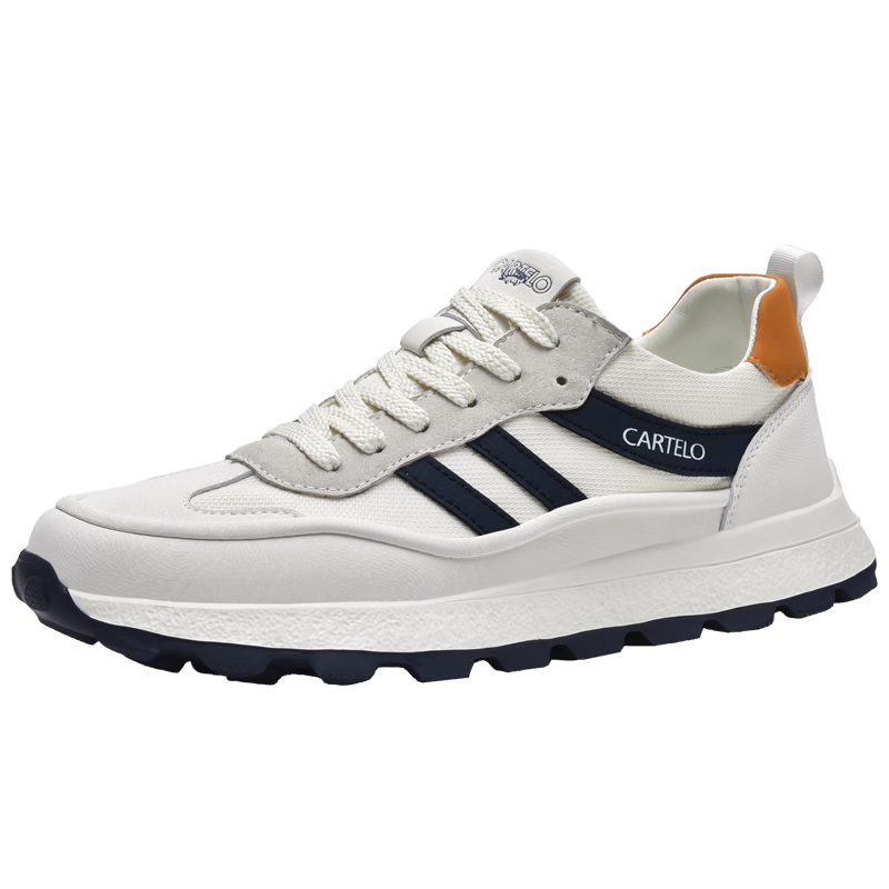 CARTELO Breathable Shoes for Men, New Autumn And Winter Casual Sports Classic Versatile Sneakers, Thick-Soled Outdoor Hiking And Travel Shoes
