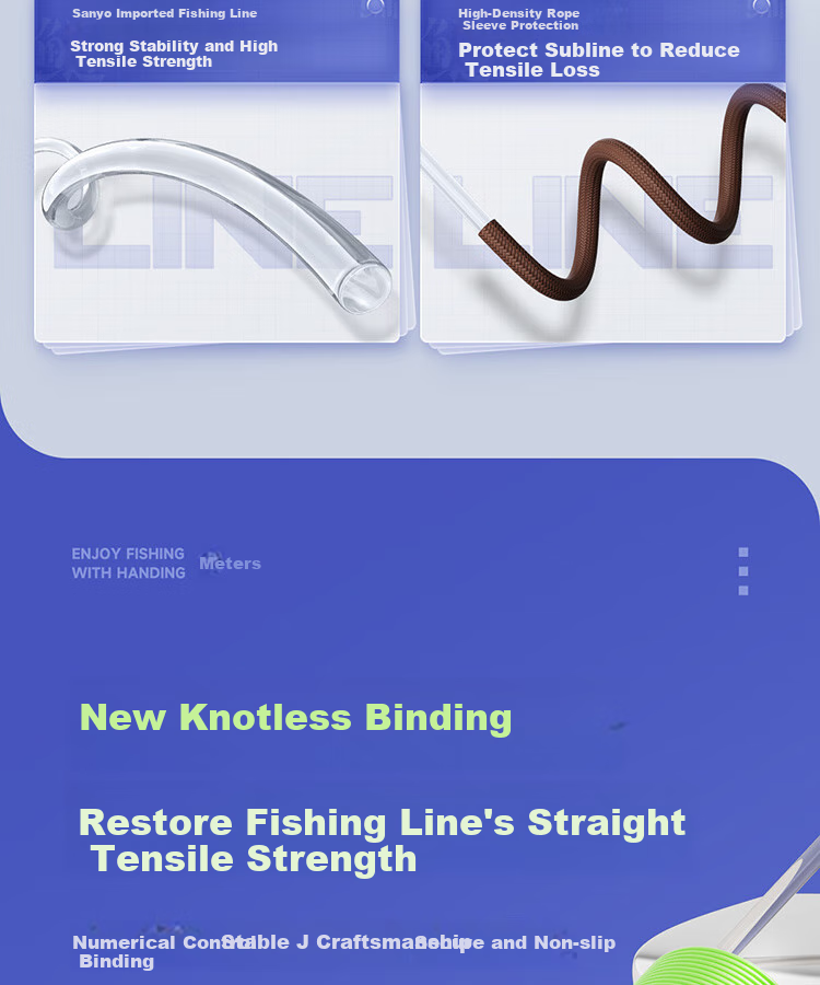 Handing Wuzhuzhen Shuanggou Bighead Carp And Silver Carp New Guandong Shuanggou Finished Product Competitive Big Fish Hook, Size 5 Hook without Barbs, Size 3 Line 60cm 4