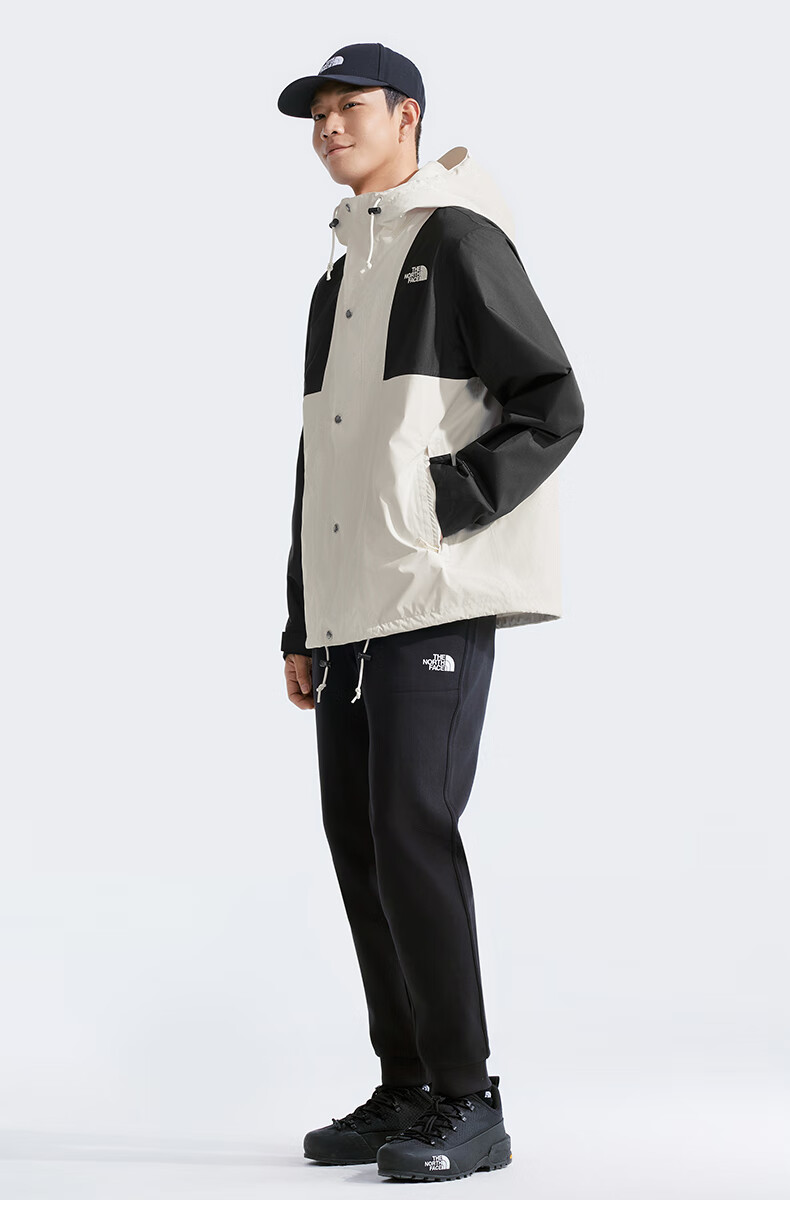 The North Face Windproof Single-Layer Hard Shell Jacket for Men, Outdoor, Black/JK3, XXL 6