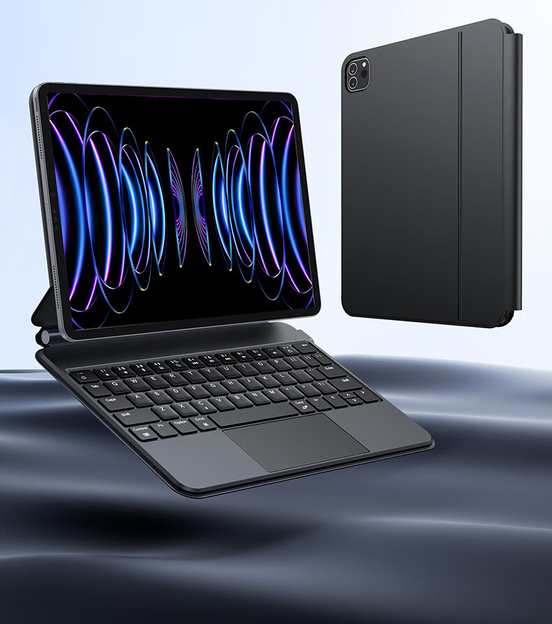 Ugreen Compatible iPad Magic Keyboard Apple Tablet Air 7/6/5/4 | Pro 2018-2022 11/10.9 Inch Keyboard Protective Case Integrated [New Upgrade | Lighter] 2