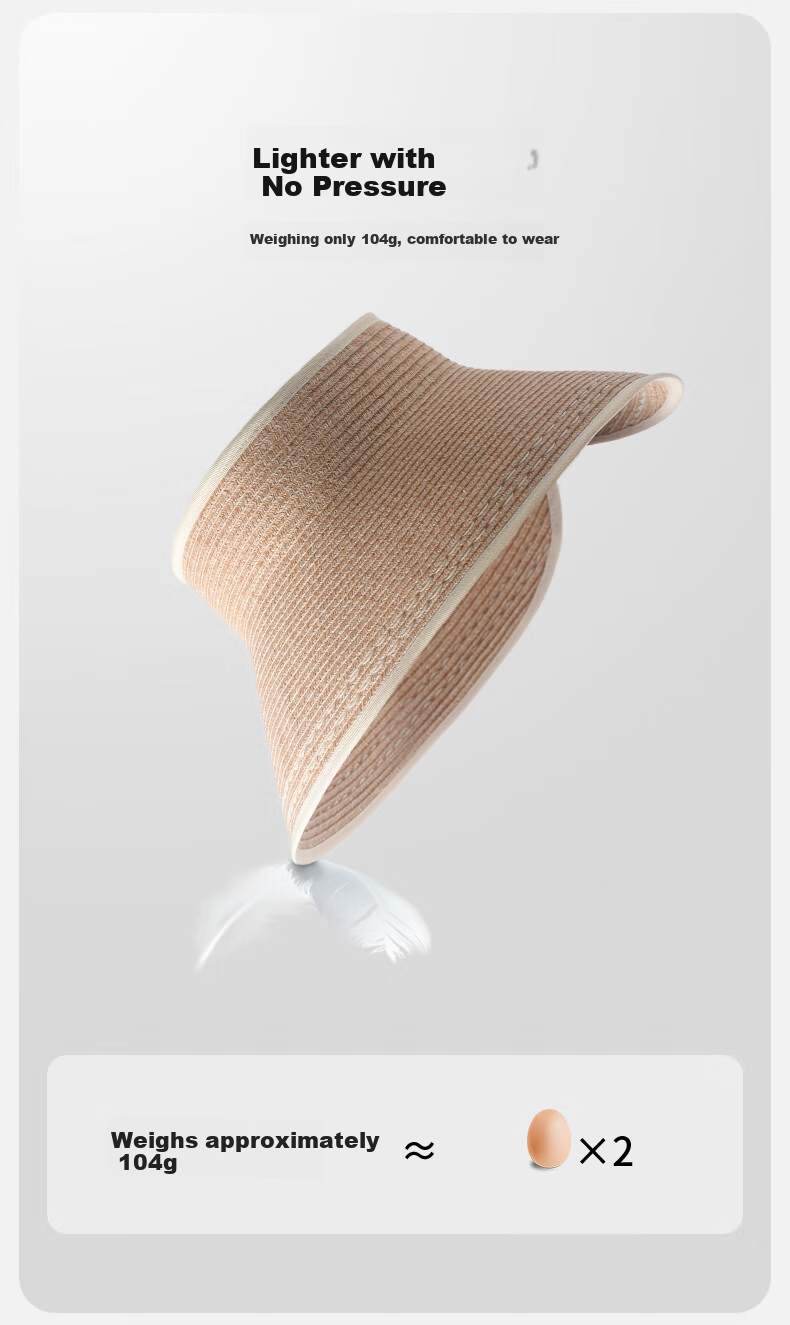 Kenmont Hepburn Style French Open-Top Sun Protection Straw Hat for Women Spring Summer Foldable Wide Brim Full Face Sun Hat KM-6058 6
