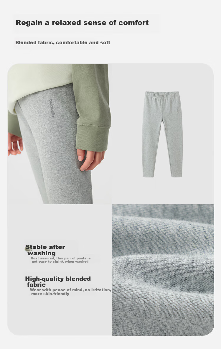 BALABALA Girls' Long Pants, Spring Children's Leggings, Versatile Printed Trousers, Thin Style, Trendy, 209125123003 2