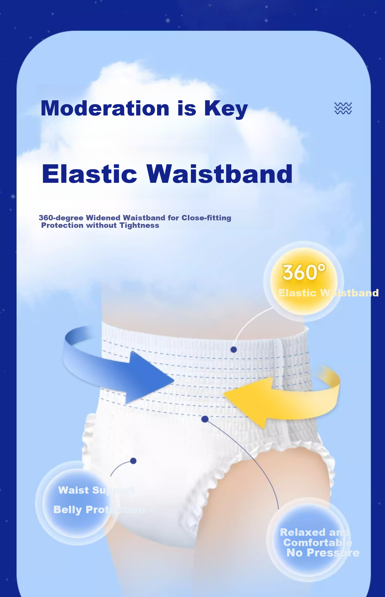 Qifu Odor-Eliminating Adult Pull-Up Diapers L 28 Pieces Waist 54-120cm Elderly Postpartum Thickened High-Absorbency Diapers 13