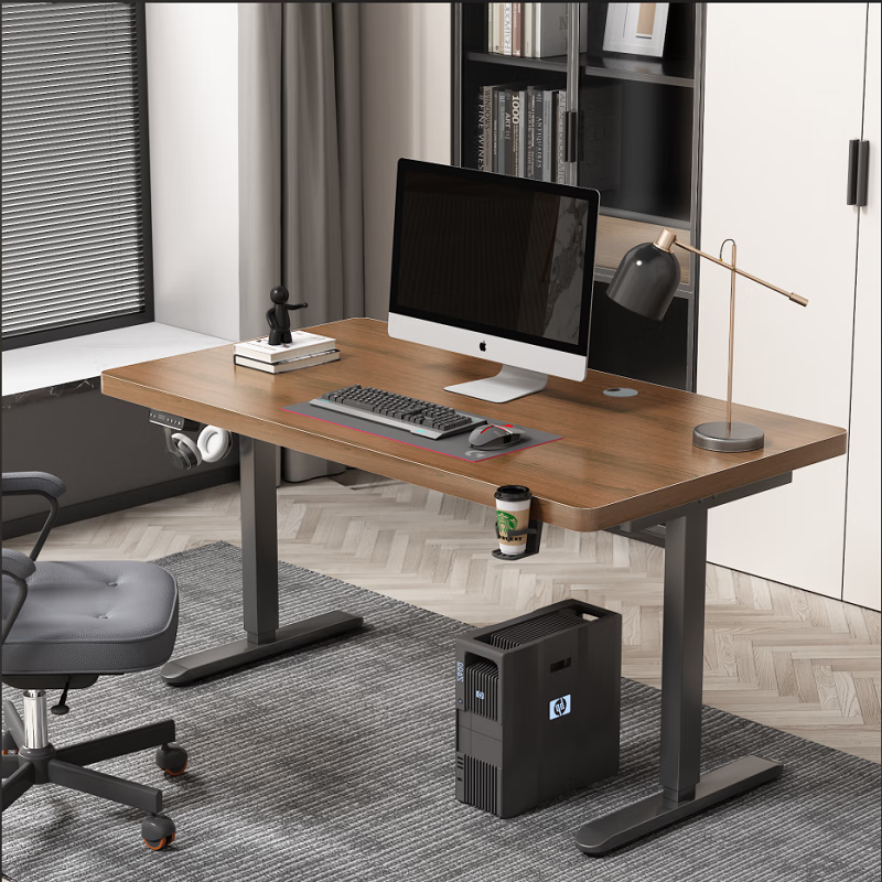 AEY Electric Height Adjustable Desk Computer Desk Stand-Up Gaming Desk Study Desk Office Desk 1.2*0.6m