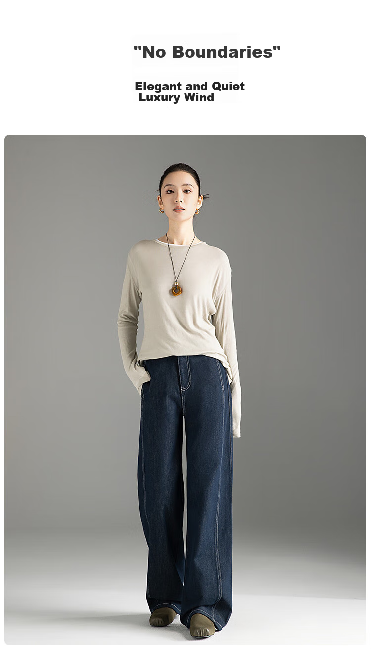 Dme Winter Anti-Fading Warm Fleece Straight-Leg Jeans, Warm Slim Fit Wide-Leg Pants for Wome 6