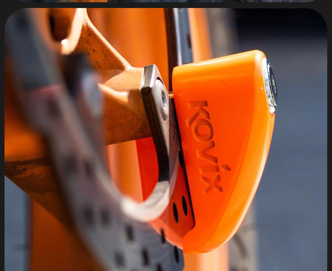 KOVIX KVC1 Motorcycle Disc Brake Lock, Electric Bike Lock, Mountain Bike Anti-Theft Lock, Waterproof C-Grade Lock Core, Scooter Lock 16