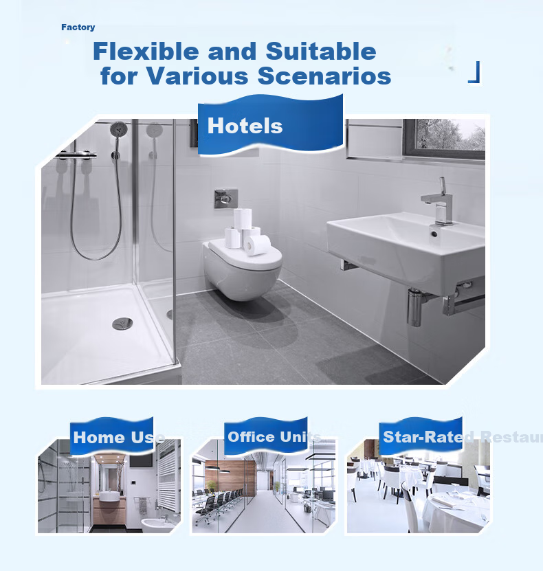 Feiyu Core Roll Toilet Paper, 4-Ply, 30g*288 Sheets, Small Rolls, Hotel Use, Hotel Bathroom Paper, WEB30 4
