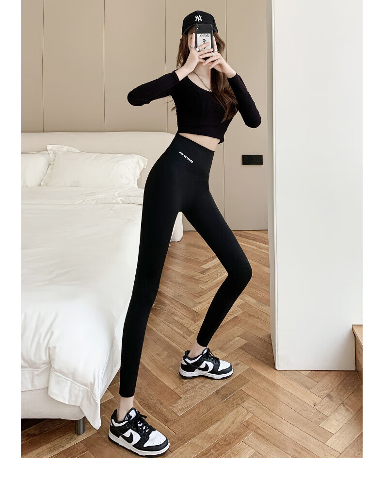 LangSha Women's Shark Pants Spring 9/10 Length Slim Fit Fitness Yoga Sports Leggings 2025 New Tight Bottoms 17